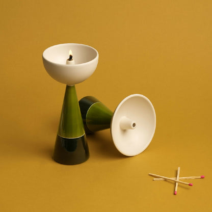 Love & Light Pop : Oil Lamps [Block Green]